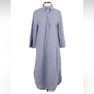 H&M Blue Striped Shirt Dress